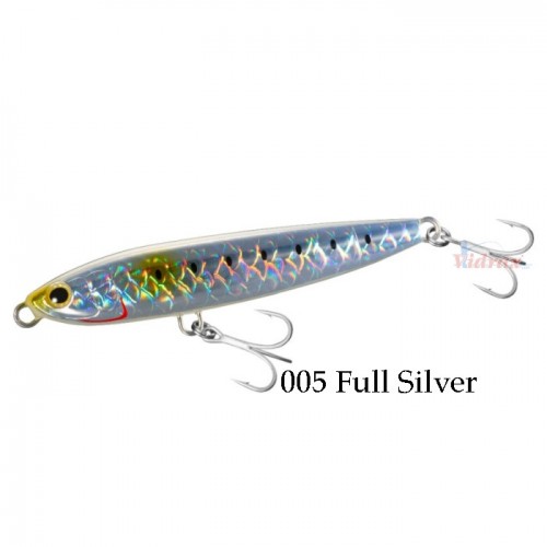 Воблер Exsence Galaslide 95F 95 мм 14 гр Цвят 005 Full Silver - Shimano Воблер Exsence Galaslide 95F 95 мм 14 гр Цвят 005 Full Silver - Shimano